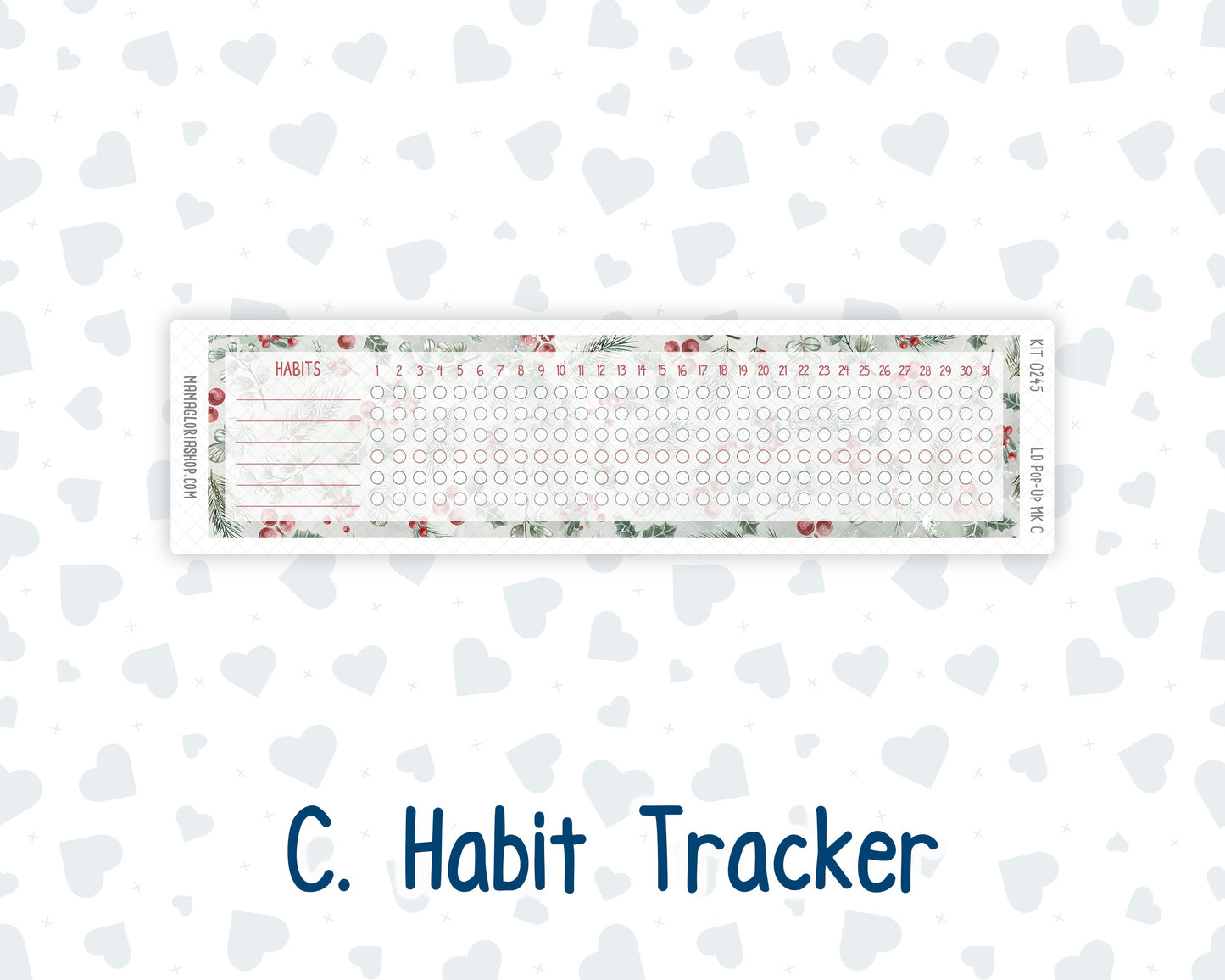 Kit 0245 - Laurel Denise Pop-Up - Monthly Kit - December - Vintage Christmas