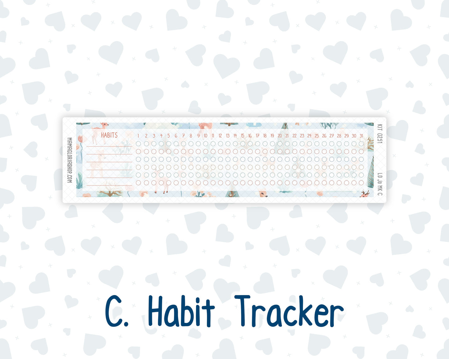 Kit 0251 - Laurel Denise The Jo Planner - Monthly Kit - January - Pine & Paws