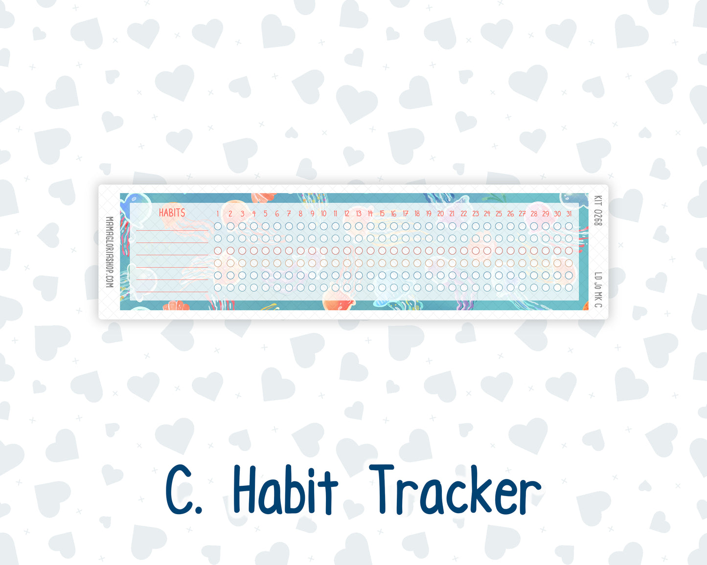 Kit 0268 - Laurel Denise The Jo Planner - Monthly Kit - June - Sea Sweeties