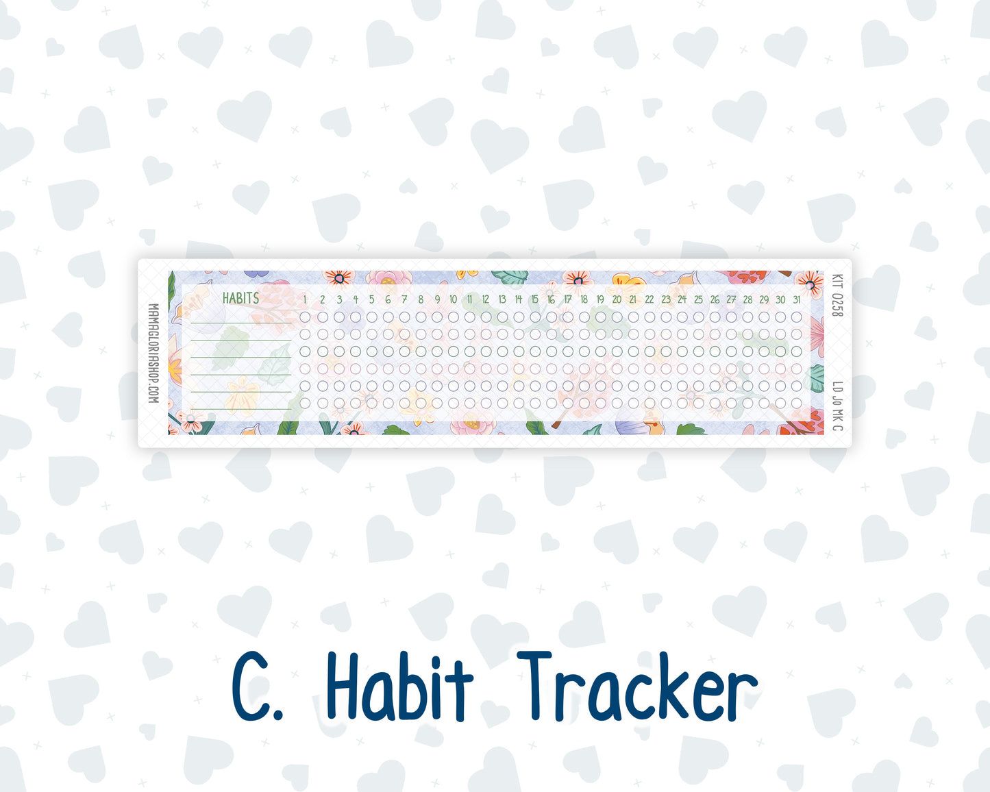 Kit 0258 - Laurel Denise The Jo Planner - Monthly Kit - March - Plant Therapy