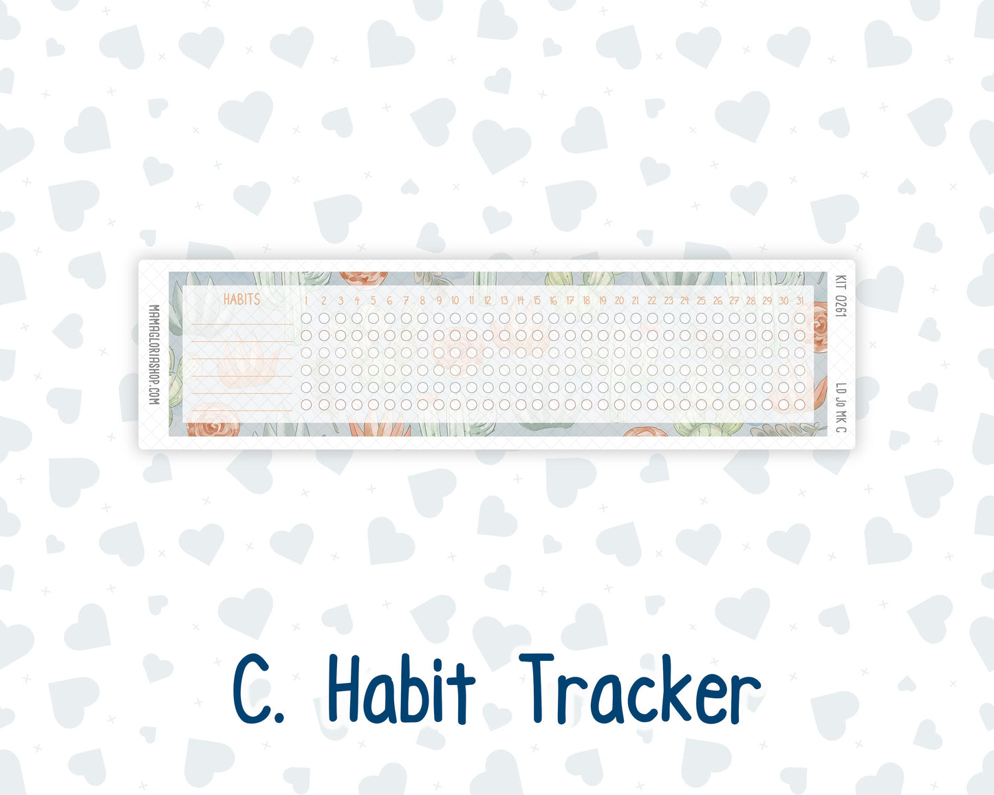 Kit 0261 - Laurel Denise The Jo Planner - Monthly Kit - April - Llama Spring