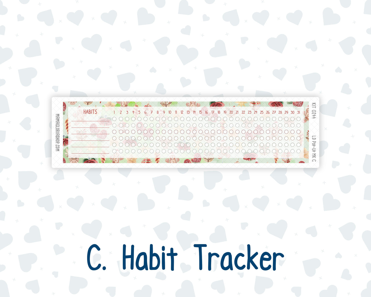 Kit 0244 - Laurel Denise Pop-Up - Monthly Kit - December - Santas Village