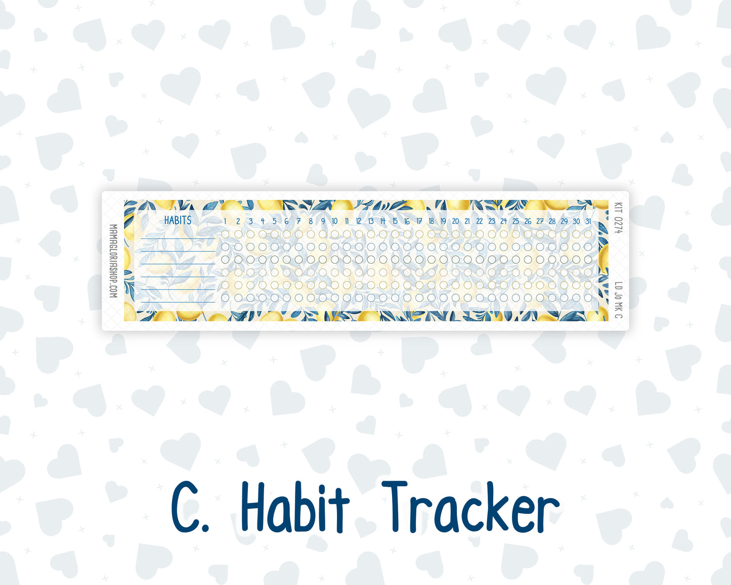 Kit 0274 - Laurel Denise The Jo Planner - Monthly Kit - July - Sunny Lemon Shore