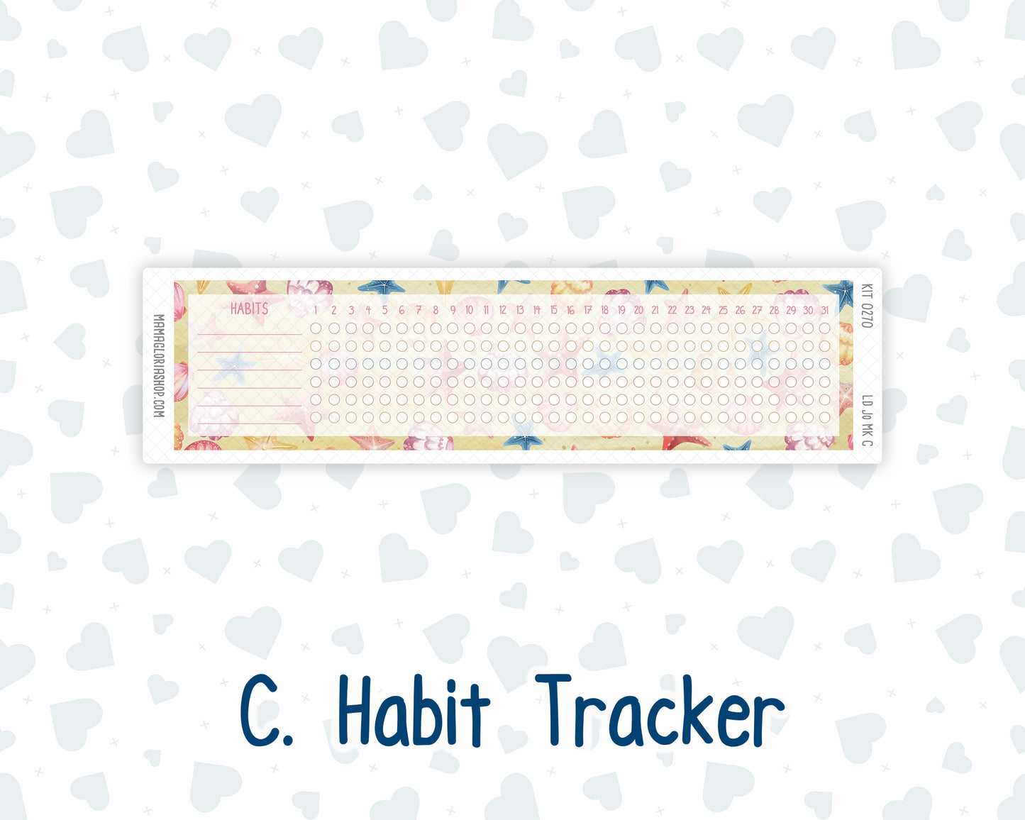 Kit 0270 - Laurel Denise The Jo Planner - Monthly Kit - June - Beachside Bliss