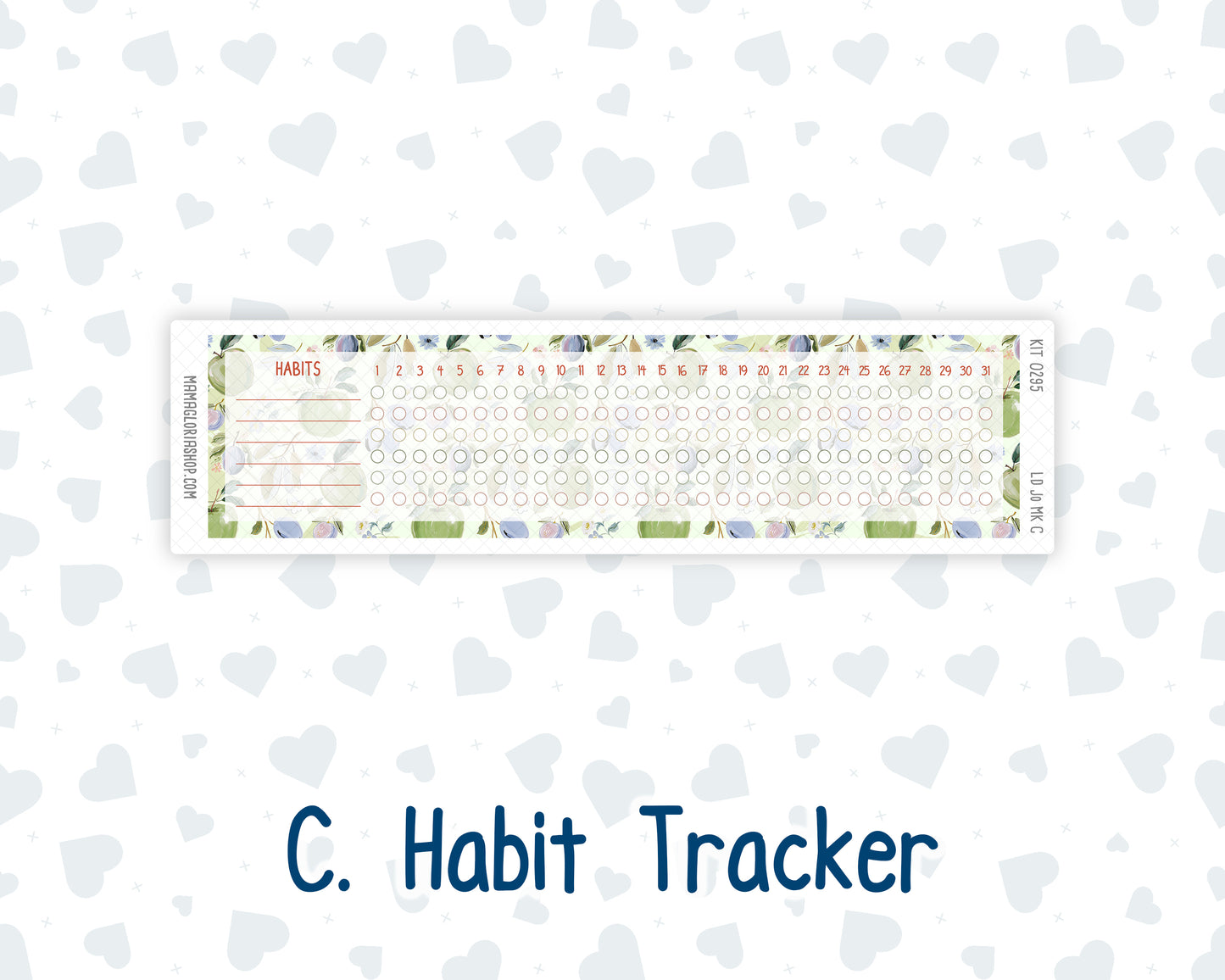 Kit 0295 - Laurel Denise The Jo Planner - Monthly Kit - September - Apple Harvest