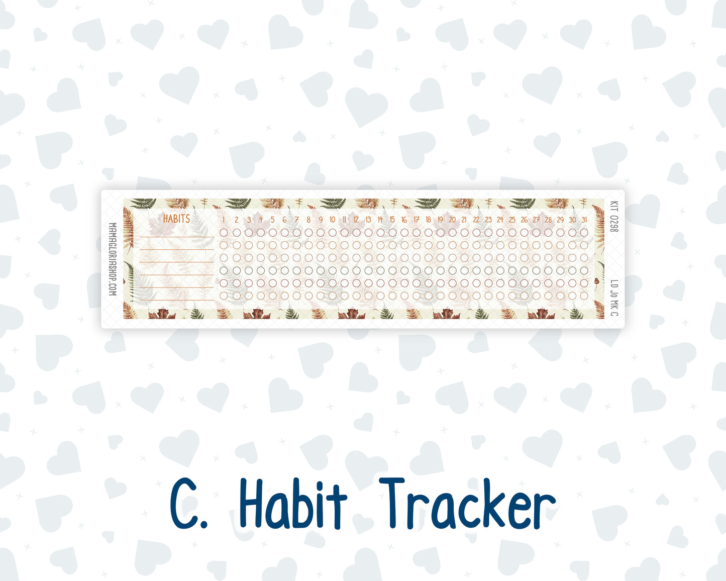 Kit 0298 - Laurel Denise The Jo Planner - Monthly Kit - October - Velvet Bloom