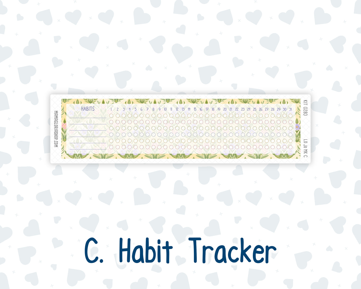 Kit 0280 - Laurel Denise The Jo Planner - Monthly Kit - Half Past Six In August