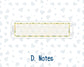 Kit 0280 - Laurel Denise The Jo Planner - Monthly Kit - Half Past Six In August