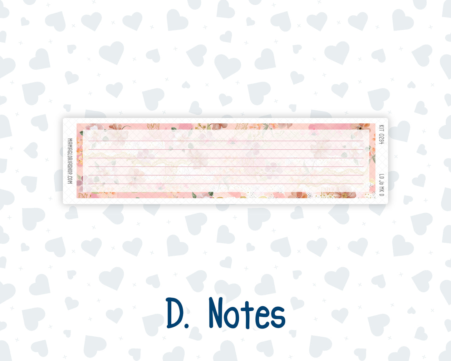 Kit 0294 - Laurel Denise The Jo Planner - Monthly Kit - September - Rosy Reveria
