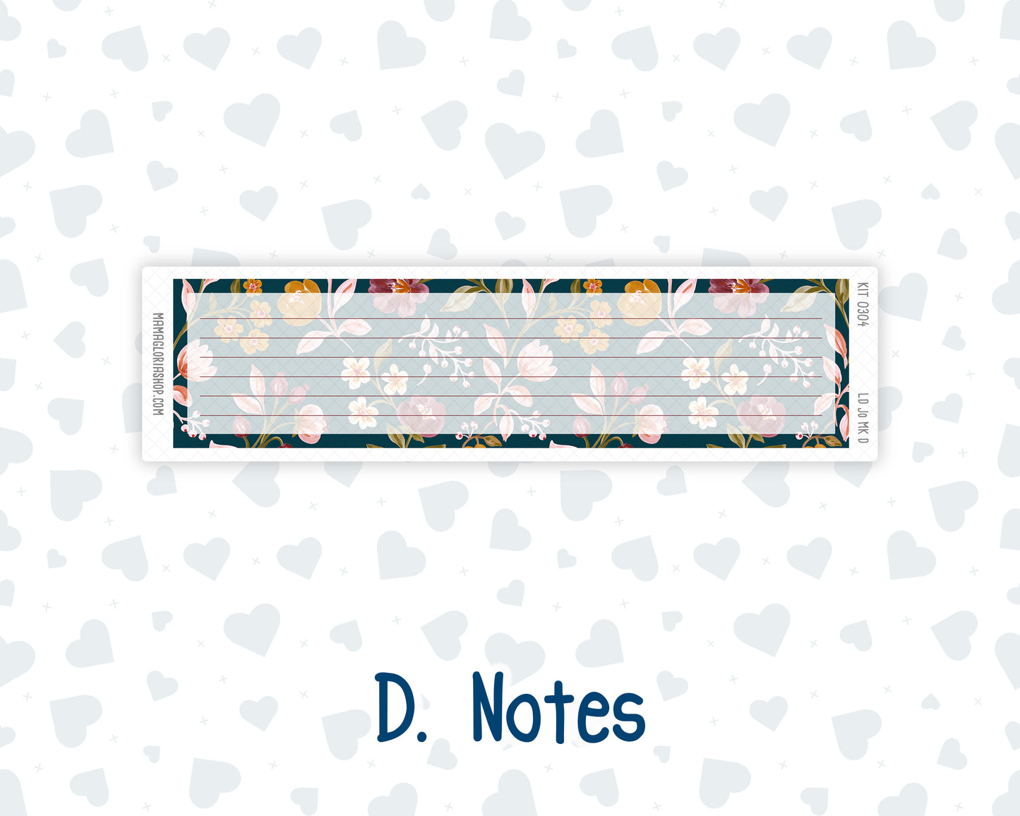 Kit 0304 - Laurel Denise The Jo Planner - Monthly Kit - November - Autumn In Bloom