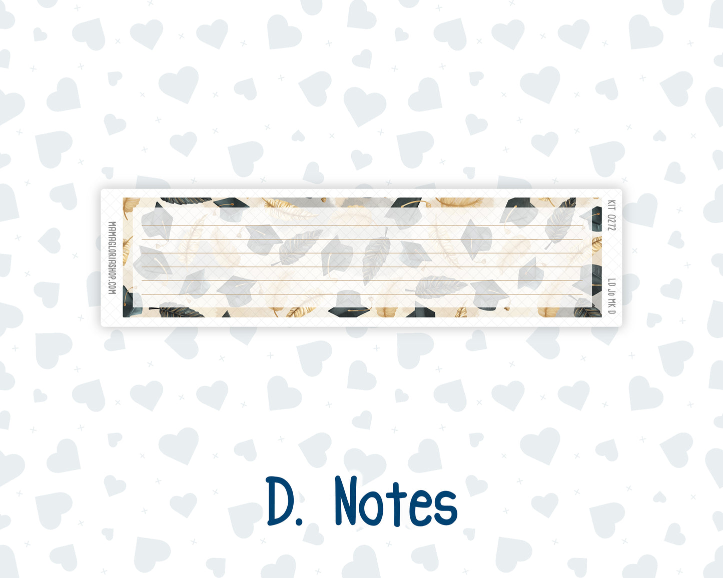 Kit 0272 - Laurel Denise The Jo Planner - Monthly Kit - May - Graduation