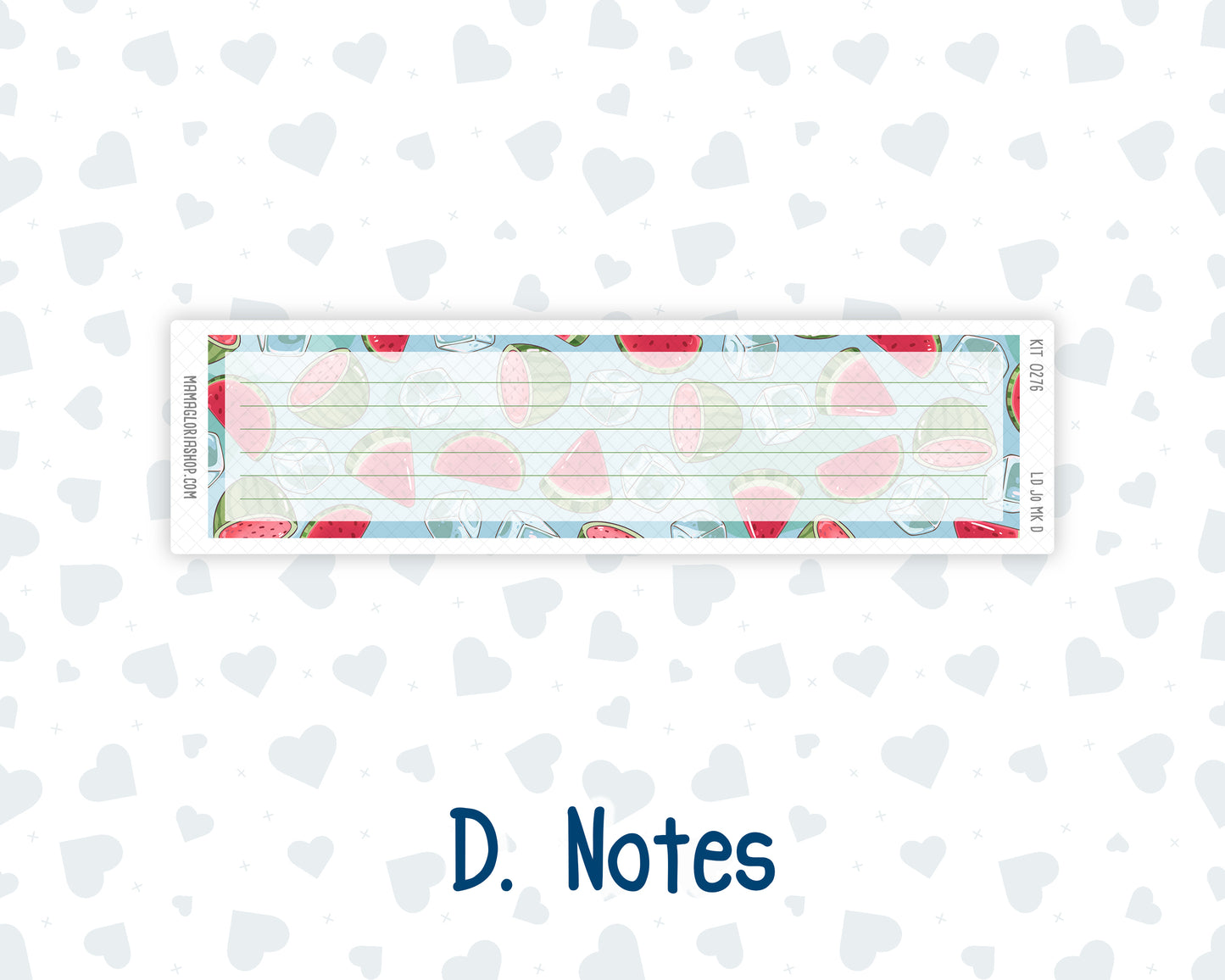 Kit 0276 - Laurel Denise The Jo Planner - Monthly Kit - July - Melon Crush