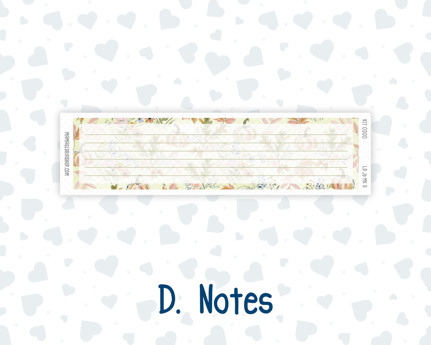 Kit 0300 - Laurel Denise The Jo Planner - Monthly Kit - October - Autumn Stroll