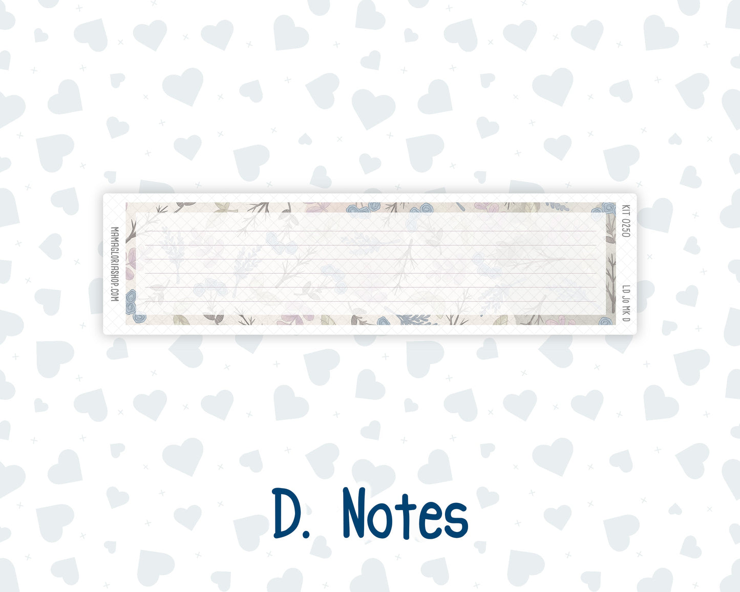 Kit 0250 - Laurel Denise The Jo Planner - Monthly Kit - Quiet January