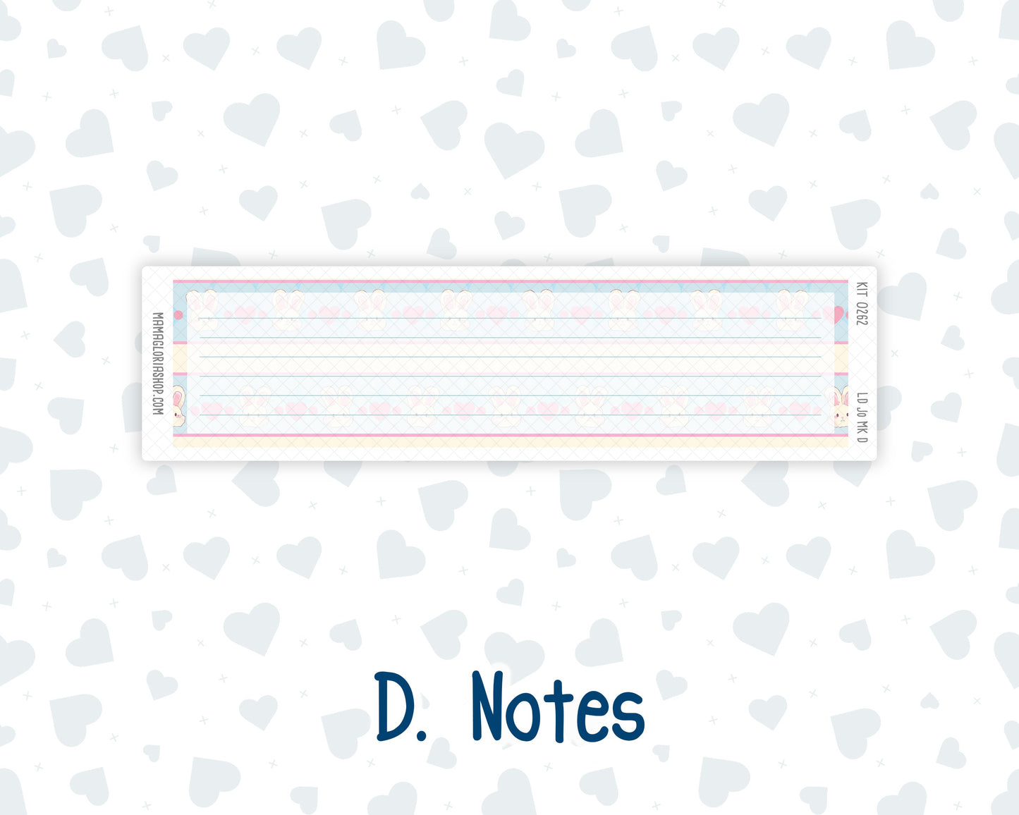 Kit 0262 - Laurel Denise The Jo Planner - Monthly Kit - April - Spring Puffs