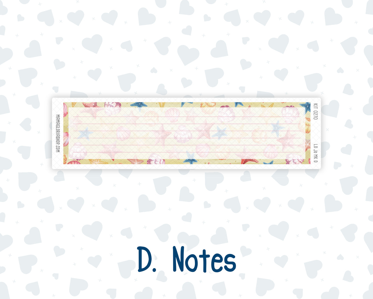 Kit 0270 - Laurel Denise The Jo Planner - Monthly Kit - June - Beachside Bliss