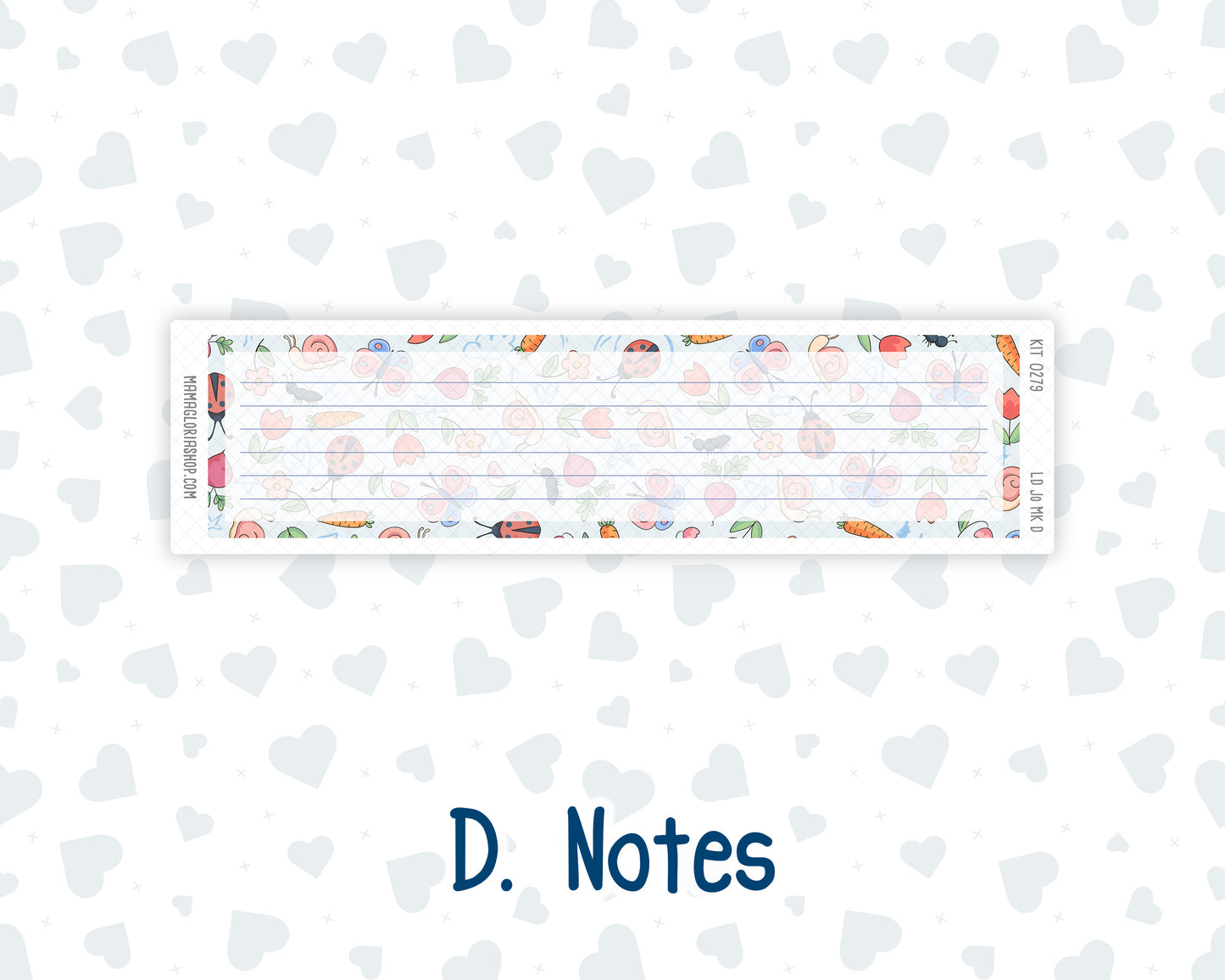 Kit 0279 - Laurel Denise The Jo Planner - Monthly Kit - August - Not Ready For School
