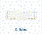 Kit 0269 - Laurel Denise The Jo Planner - Monthly Kit - June - Dolce Mare
