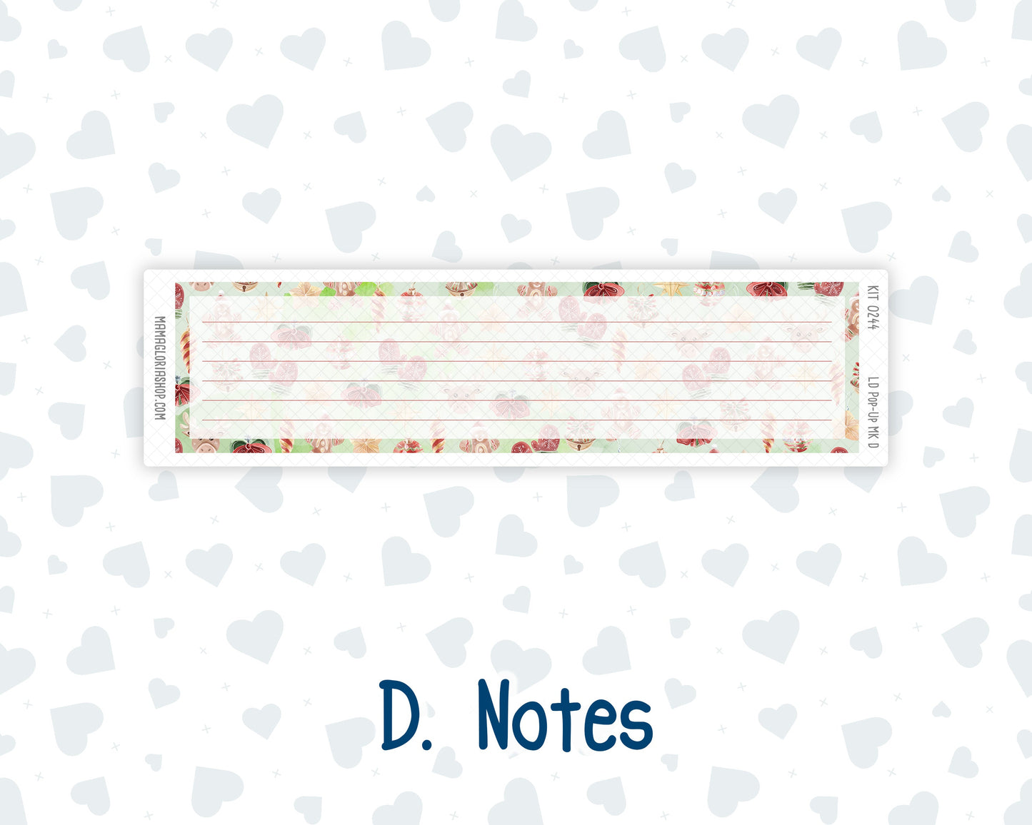 Kit 0244 - Laurel Denise Pop-Up - Monthly Kit - December - Santas Village