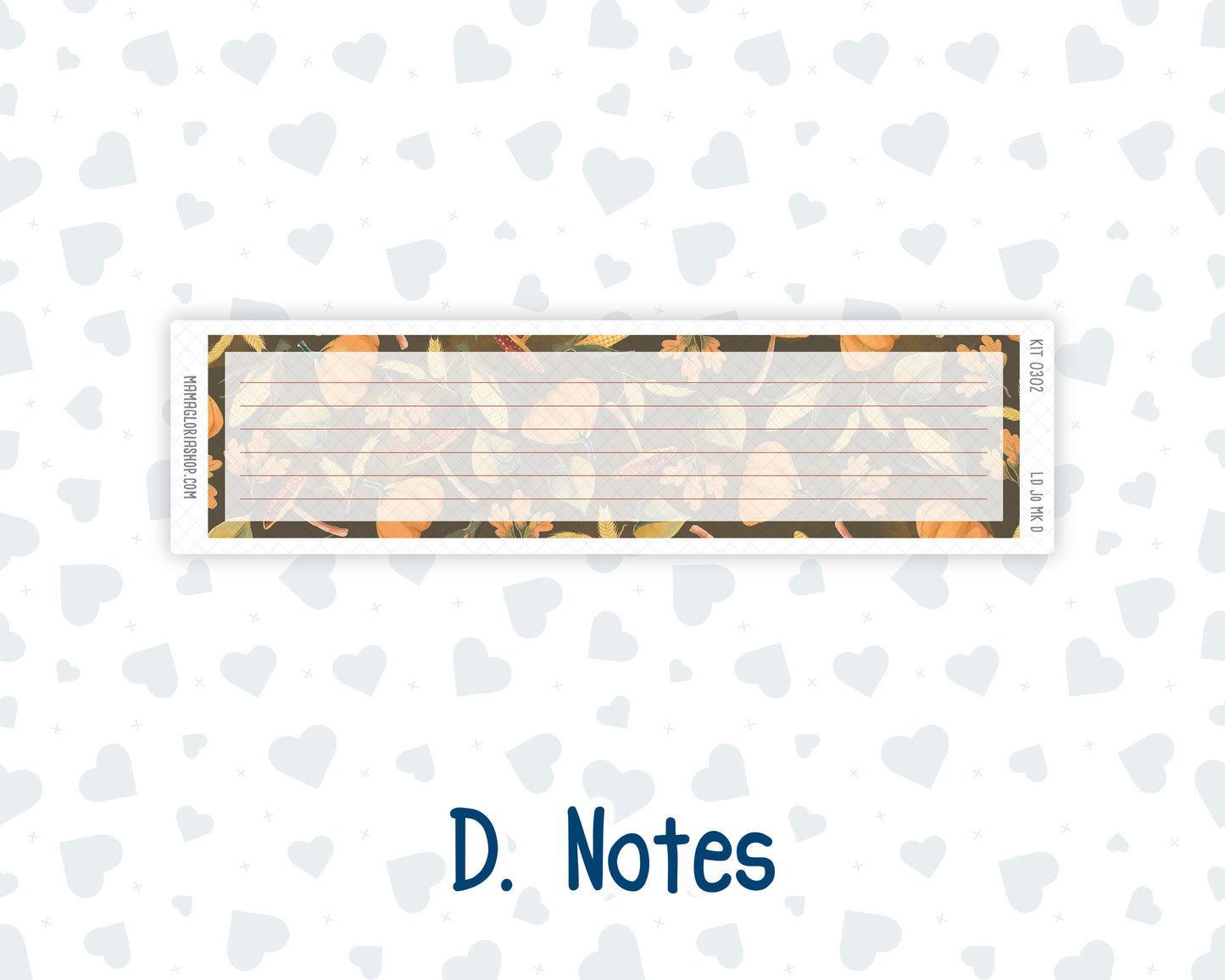 Kit 0302 - Laurel Denise The Jo Planner - Monthly Kit - November - Thankful Season