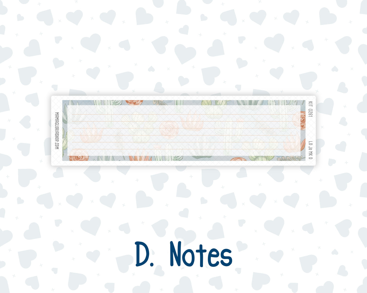 Kit 0261 - Laurel Denise The Jo Planner - Monthly Kit - April - Llama Spring