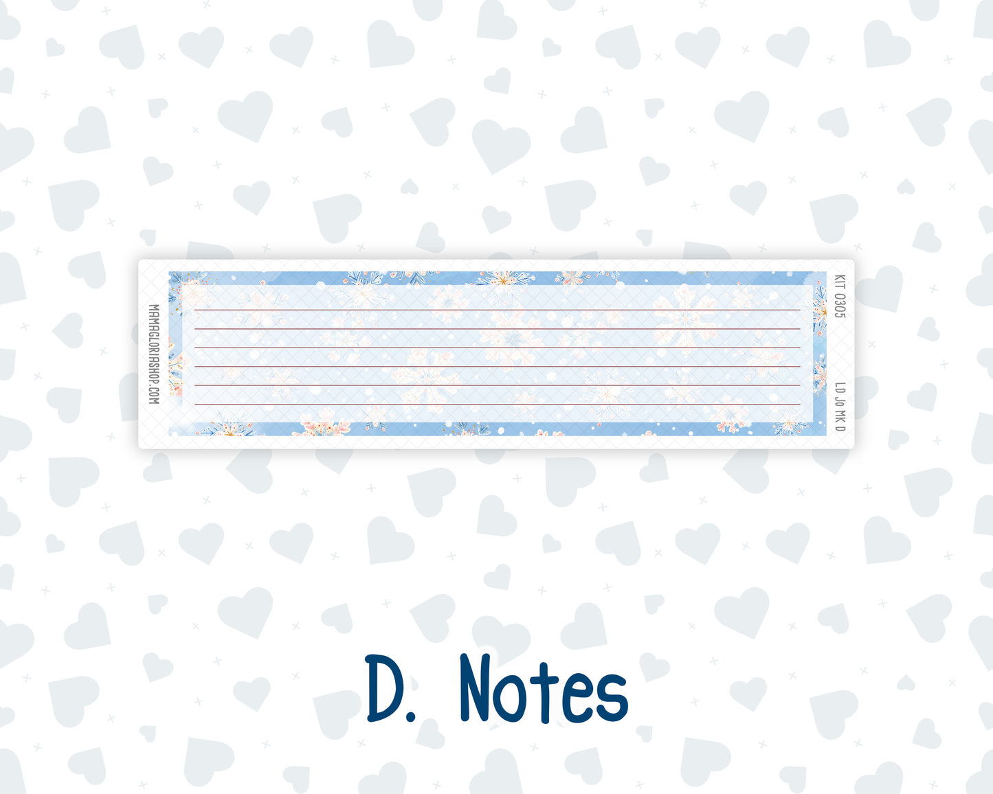 Kit 0305 - Laurel Denise The Jo Planner - Monthly Kit - December - Sugarplum Parade