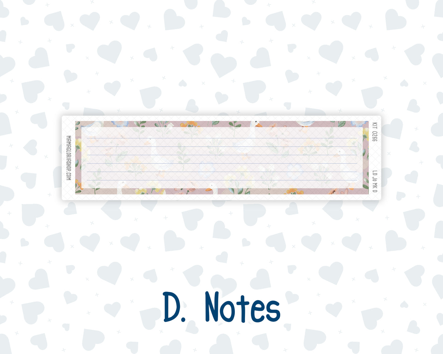 Kit 0266 - Laurel Denise The Jo Planner - Monthly Kit - May - Froggy Lake Picnic