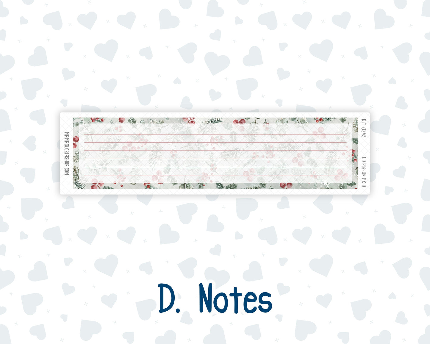 Kit 0245 - Laurel Denise Pop-Up - Monthly Kit - December - Vintage Christmas
