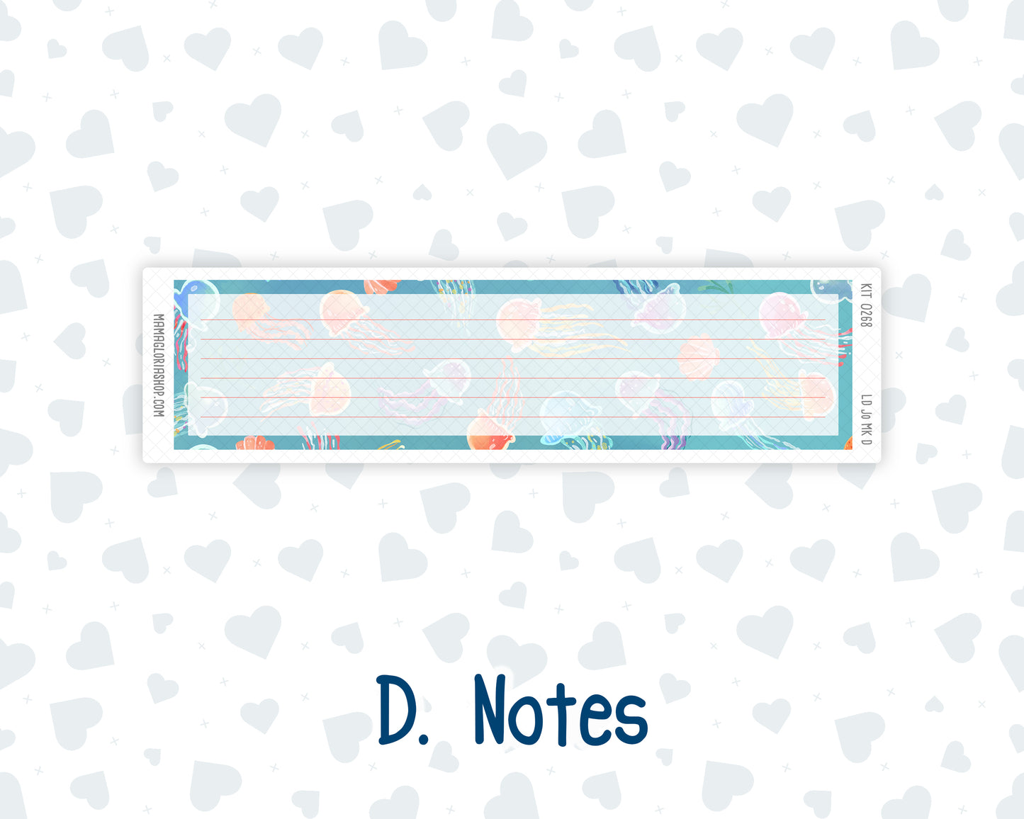 Kit 0268 - Laurel Denise The Jo Planner - Monthly Kit - June - Sea Sweeties