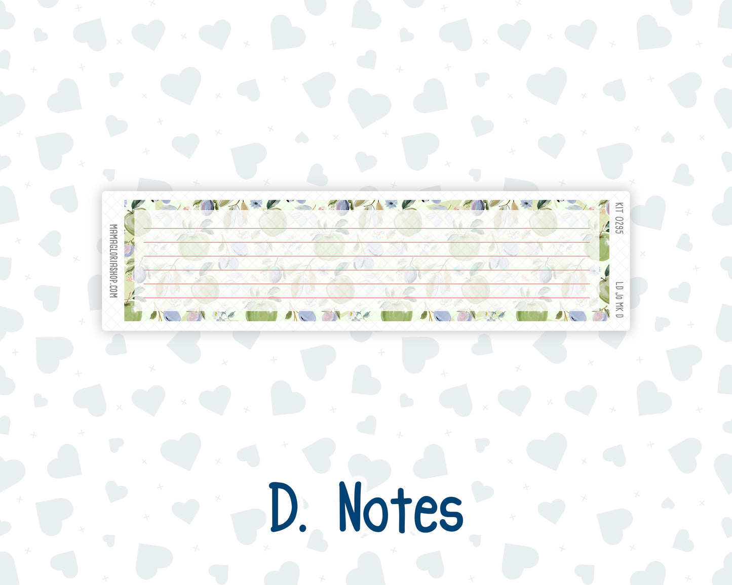 Kit 0295 - Laurel Denise The Jo Planner - Monthly Kit - September - Apple Harvest