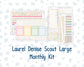 Kit 0260 - Laurel Denise The Scout Planner Large - Monthly Kit - April - Pastel Egg Hunt