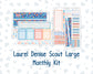 Kit 0268 - Laurel Denise The Scout Planner Large - Monthly Kit - June - Sea Sweeties