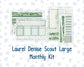 Kit 0264 - Laurel Denise The Scout Planner Large - Monthly Kit - May - Spring Walk
