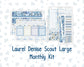 Kit 0249 - Laurel Denise The Scout Planner Large - Monthly Kit - January - Icy Lace