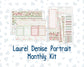 Kit 0244 - Laurel Denise Portrait - Monthly Kit - December - Santas Village