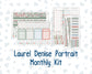 Kit 0245 - Laurel Denise Portrait - Monthly Kit - December - Vintage Christmas