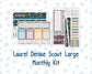 Kit 0304 - Laurel Denise The Scout Planner Large - Monthly Kit - November - Autumn In Bloom