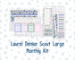Kit 0258 - Laurel Denise The Scout Planner Large - Monthly Kit - March - Plant Therapy