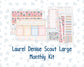 Kit 0270 - Laurel Denise The Scout Planner Large - Monthly Kit - June - Beachside Bliss