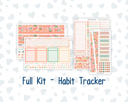 Kit 0278 - Laurel Denise The Scout Planner Large - Monthly Kit - August - Oops, All Peaches