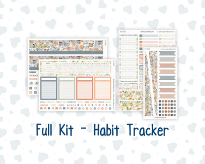 Kit 0300 - Laurel Denise The Scout Planner Large - Monthly Kit - October - Autumn Stroll