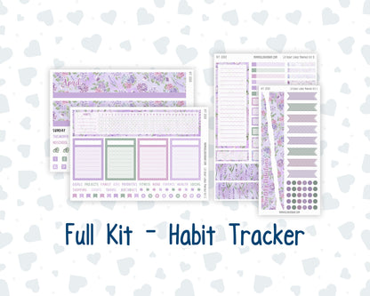 Kit 0263 - Laurel Denise The Scout Planner Large - Monthly Kit - April - Lavender Drift