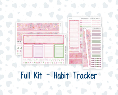 Kit 0253 - Laurel Denise The Scout Planner Large - Monthly Kit - February - Rosy Daydreams