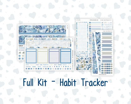 Kit 0249 - Laurel Denise The Scout Planner Large - Monthly Kit - January - Icy Lace