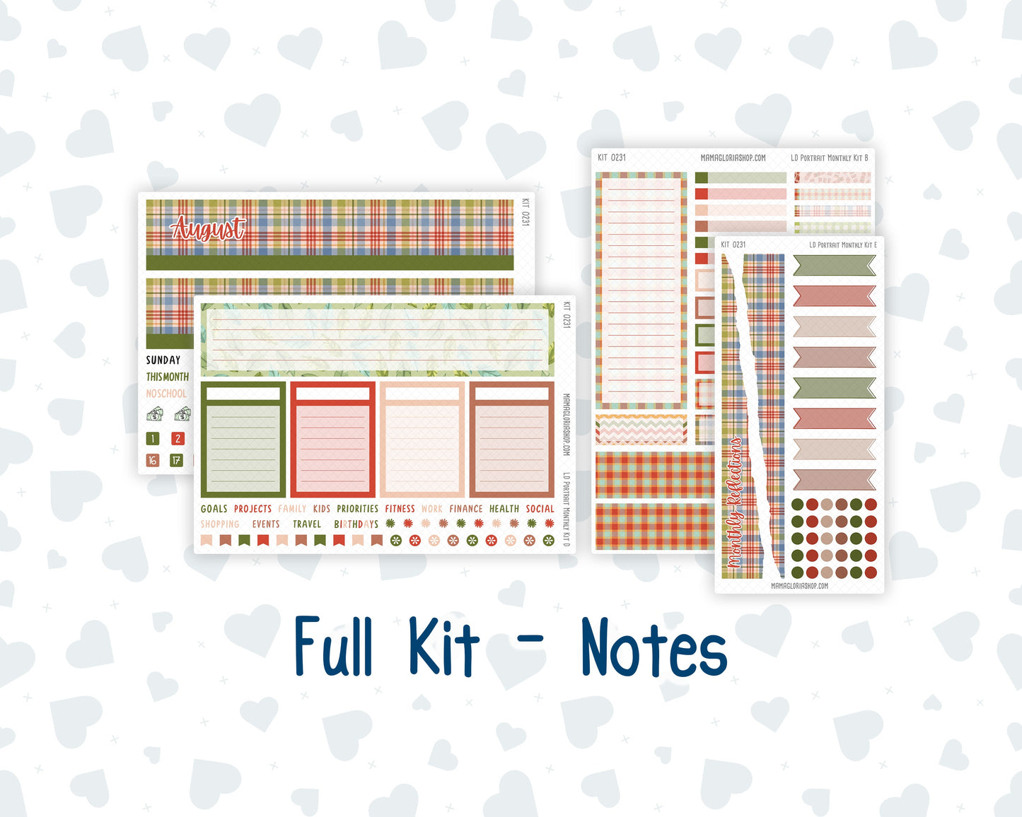Kit 0231 - Laurel Denise Portrait - Monthly Kit - August - Backyard BBQ