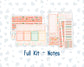 Kit 0278 - Laurel Denise The Scout Planner Large - Monthly Kit - August - Oops, All Peaches