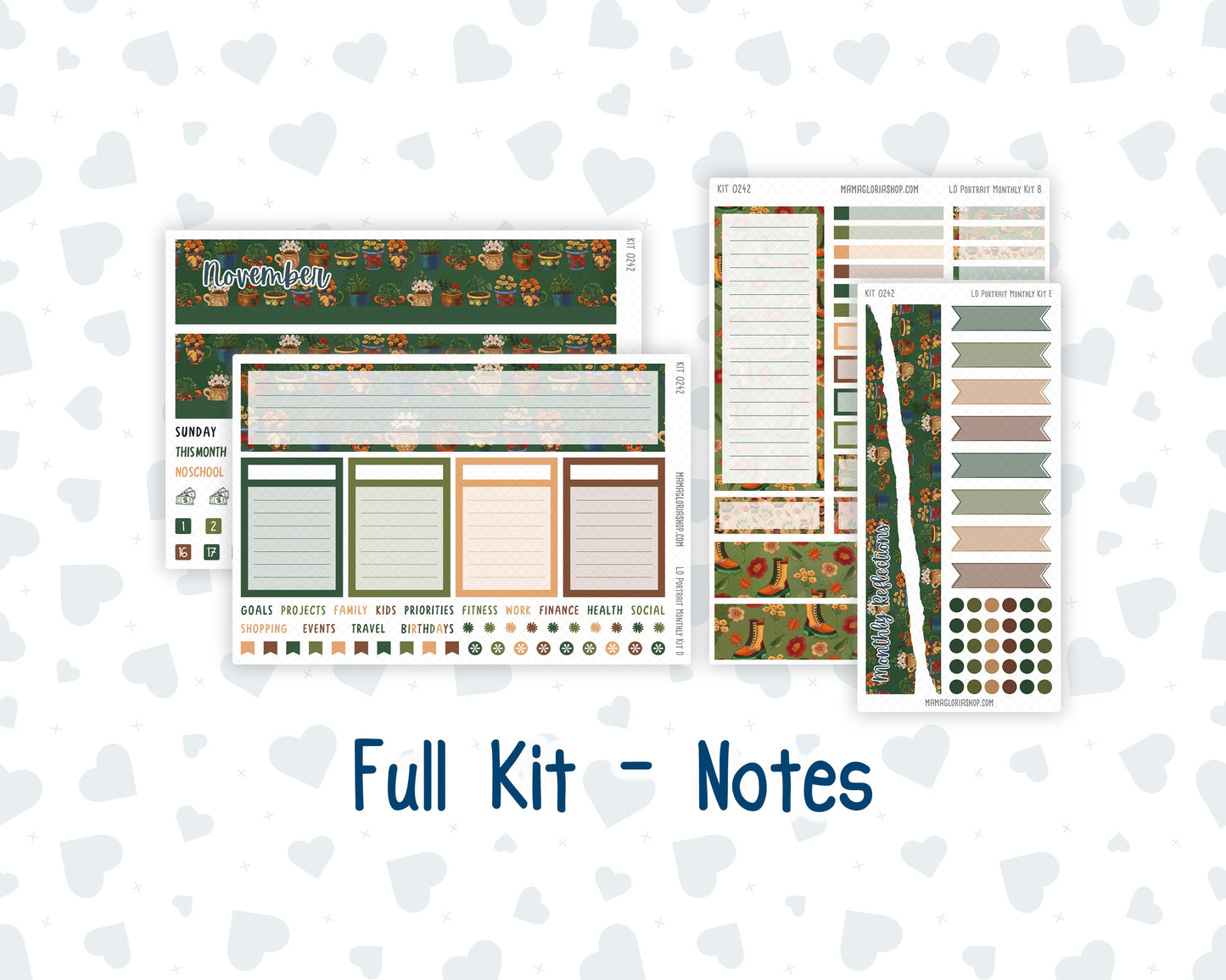 Kit 0242 - Laurel Denise Portrait - Monthly Kit - November - Cottage Autumn