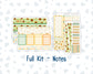 Kit 0277 - Laurel Denise The Scout Planner Large - Monthly Kit - August - Sunflower Drama Club