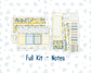 Kit 0274 - Laurel Denise The Scout Planner Large - Monthly Kit - July - Sunny Lemon Shore