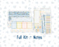 Kit 0265 - Laurel Denise The Scout Planner Large - Monthly Kit - May - Honeybee Sky